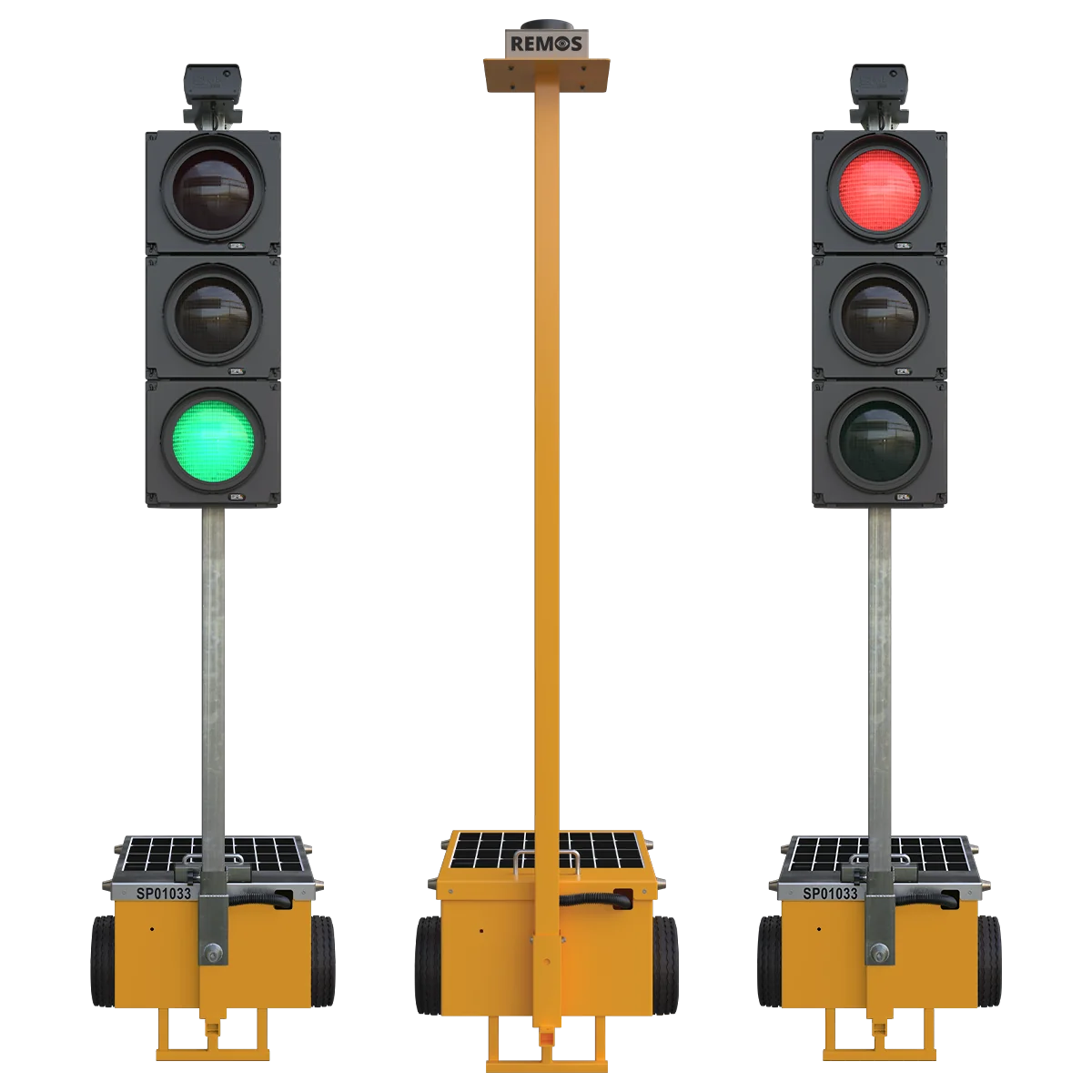 REMOS solar traffic lights product
